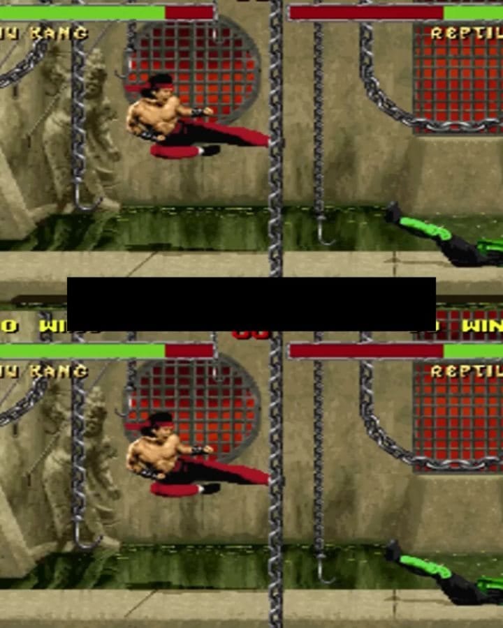 Escena de videojuego retro en el carrusel de Cypher