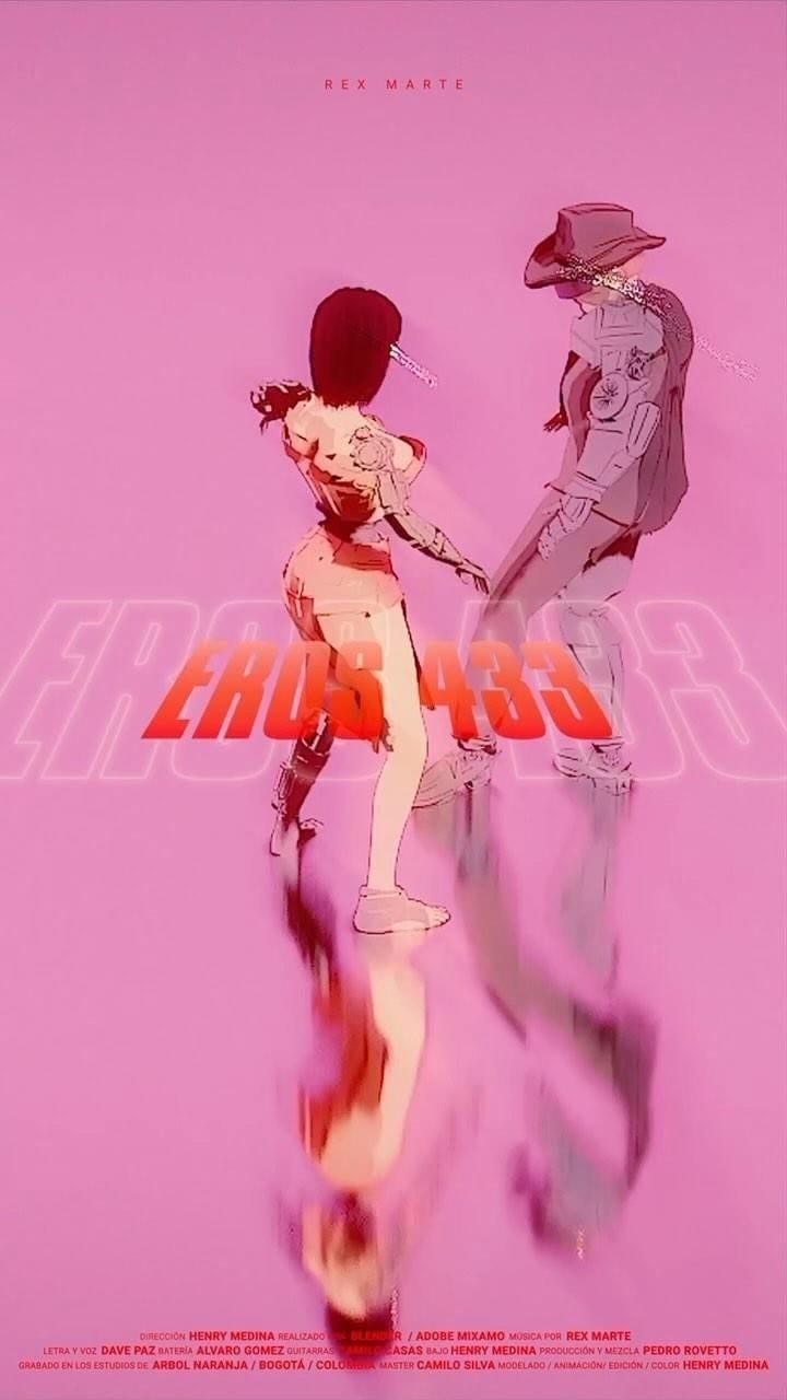 Eros 433 ya disponible: escena del videoclip animado