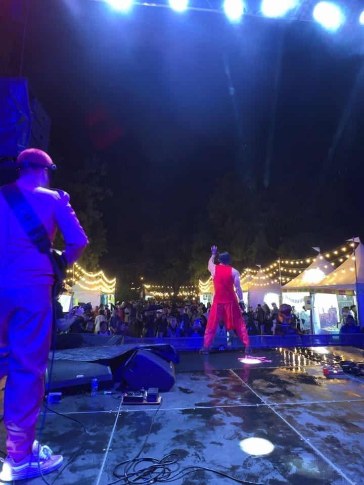 Rex Marte en tarima en el Festival Altavoz, Medellín