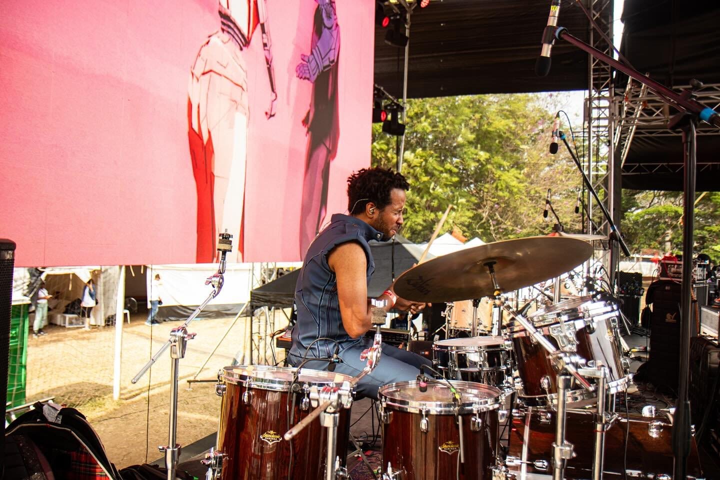El baterista de Rex Marte en FIURA 2024