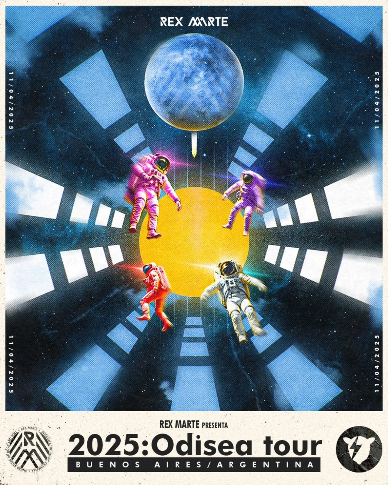 Afiche de Rex Marte 2025: Odisea Tour, Buenos Aires, Argentina