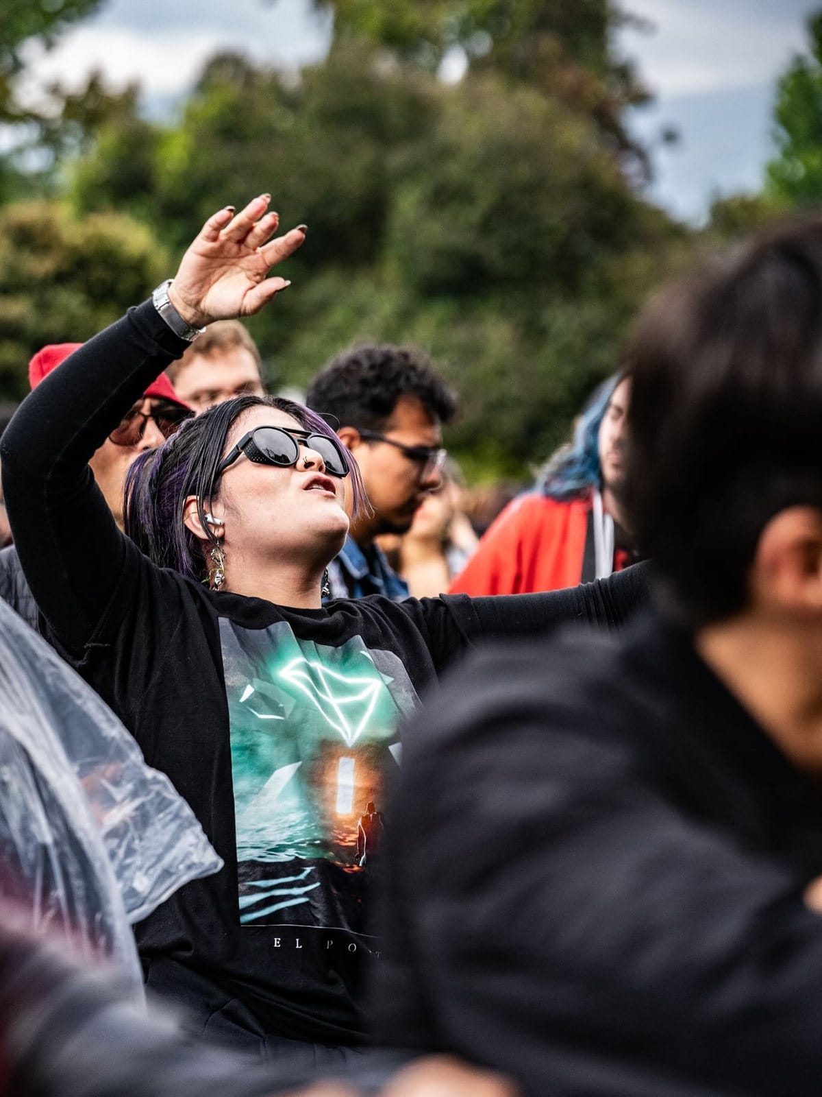 El público bailando en Rock al Parque 2025